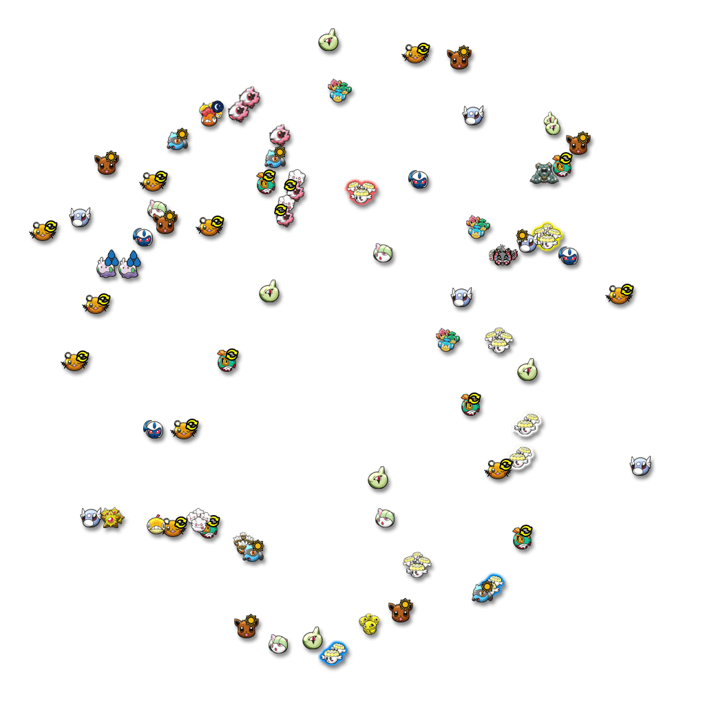 Calque Pokémon rares